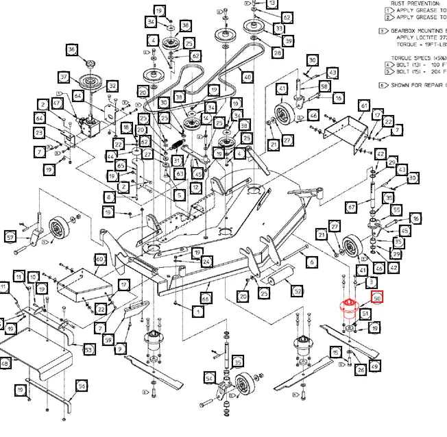 white lawn mower parts diagram