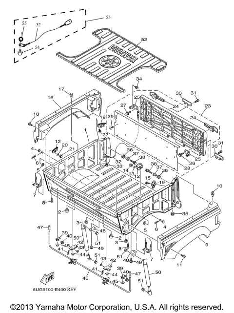 yamaha rhino 660 parts diagram