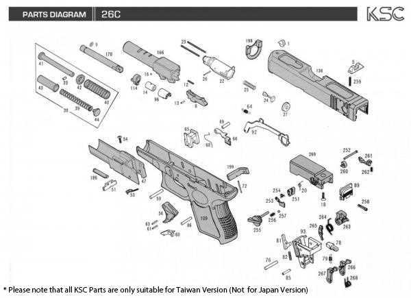 glock parts diagram gen 3
