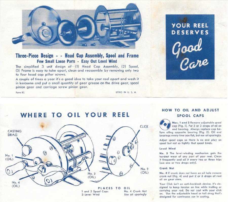 shakespeare reel diagrams & parts lists shakespeare reel diagrams & parts lists