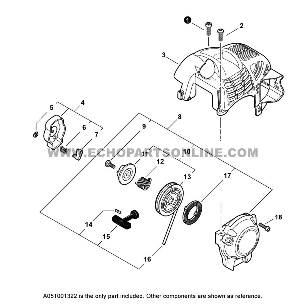 echo weed wacker parts diagram