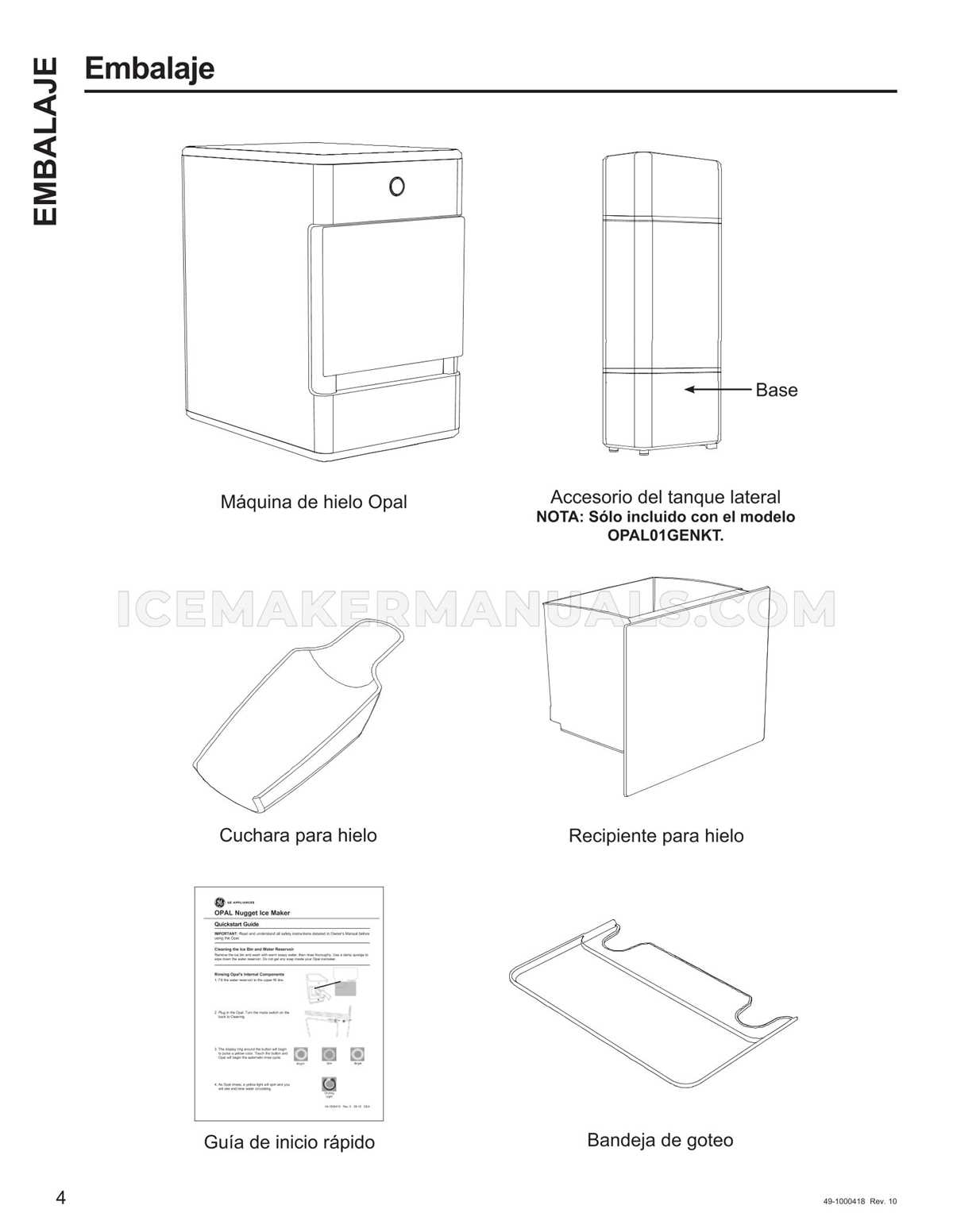 ge opal ice maker parts diagram