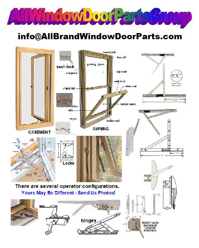 andersen window parts diagram