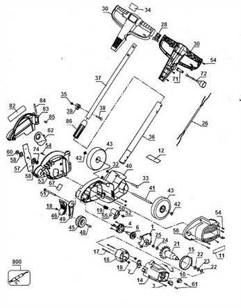 craftsman edger parts diagram