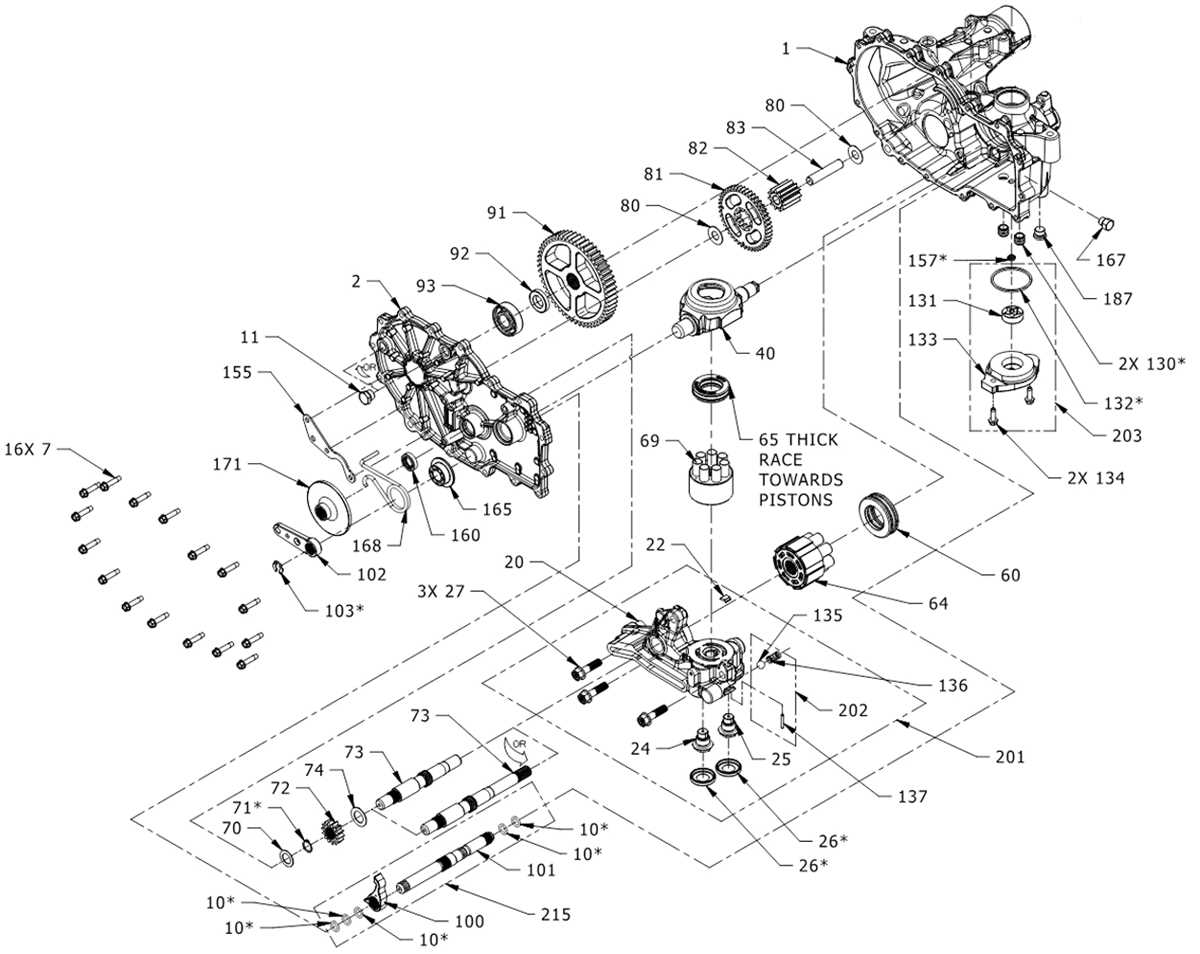 hydro gear parts diagram