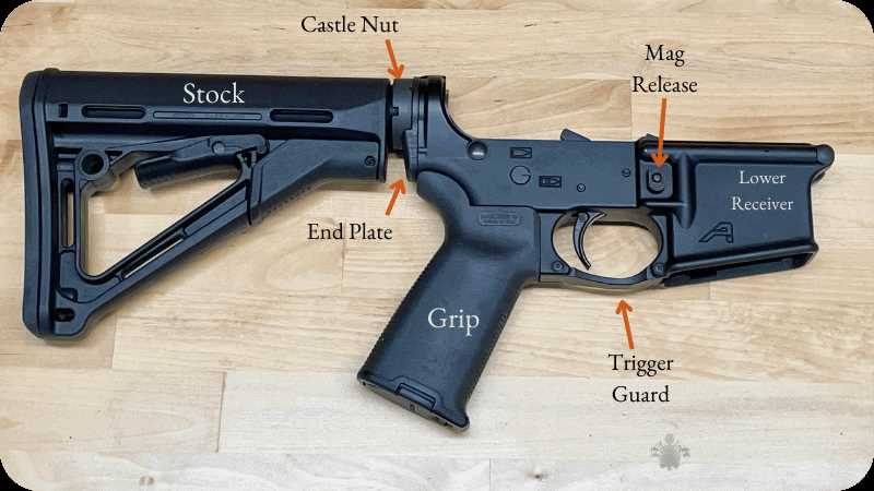 ar15 part diagram
