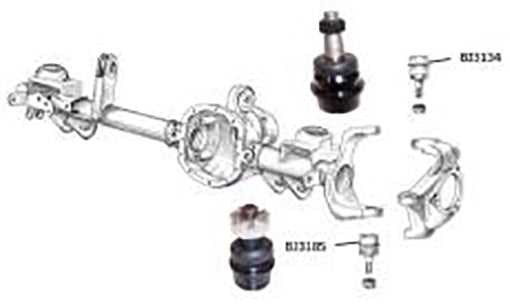 jeep wrangler front end parts diagram