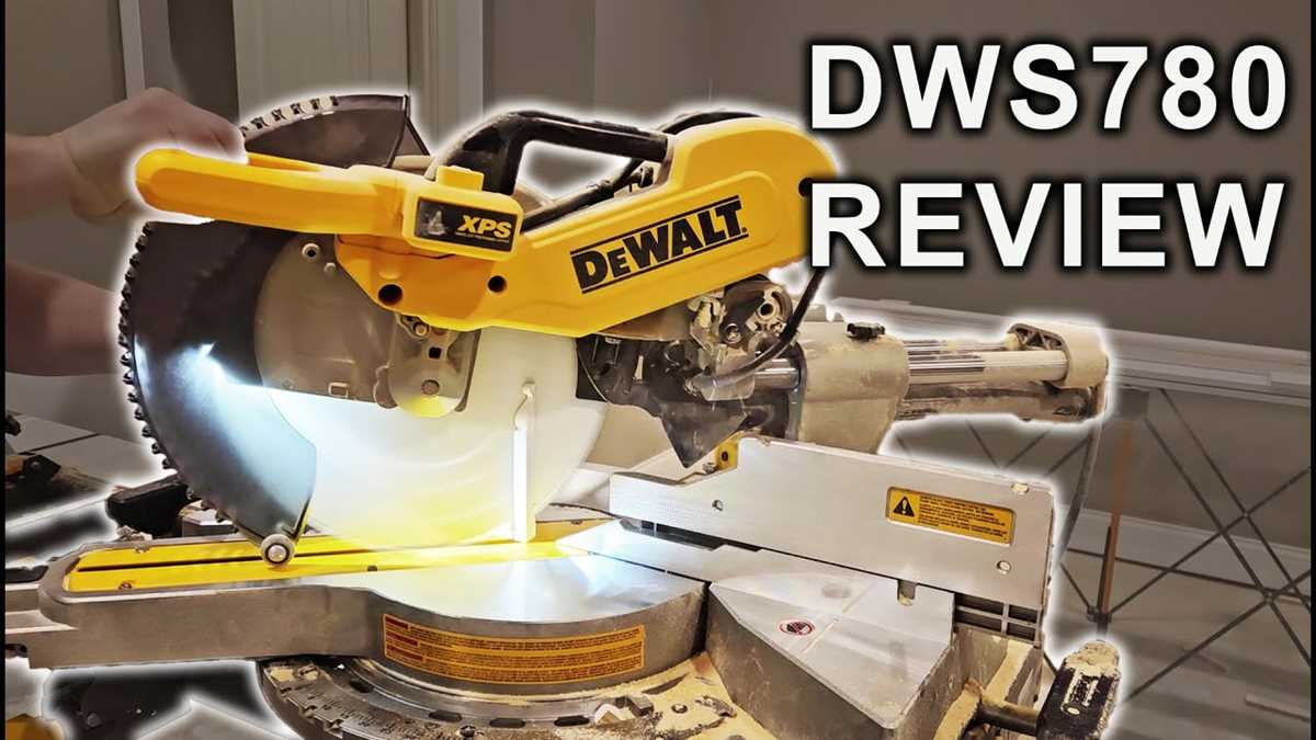 dewalt dws780 parts diagram