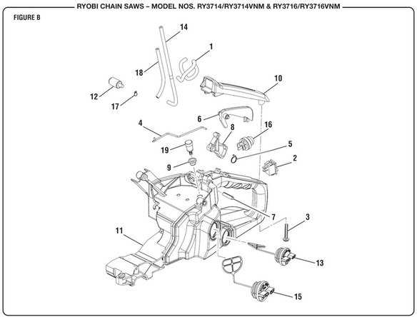 ryobi chainsaw parts diagram