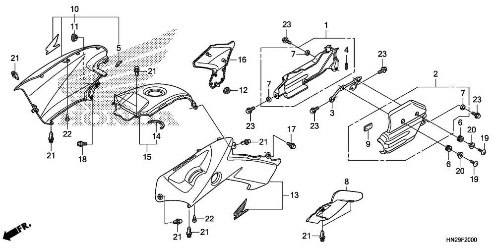 honda parts atv diagram
