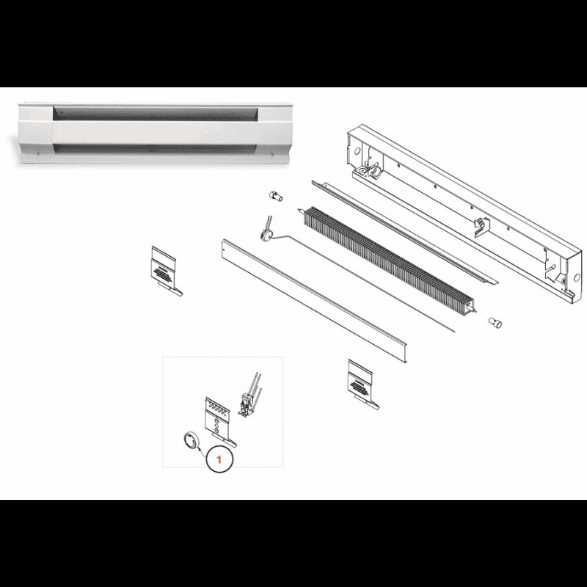 baseboard heater parts diagram