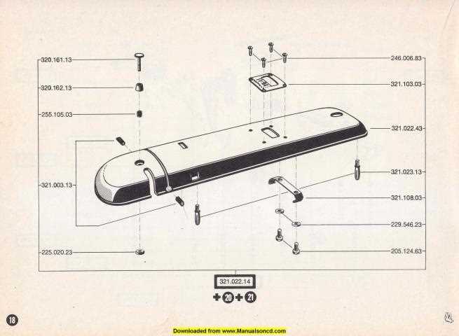 bernina parts diagram