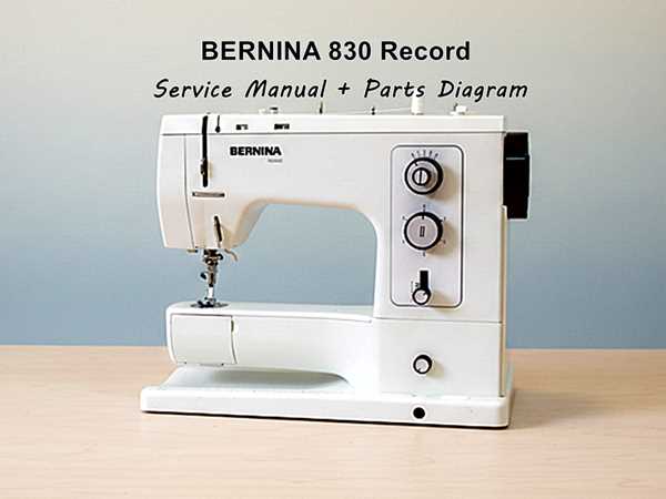 bernina sewing machine parts diagram