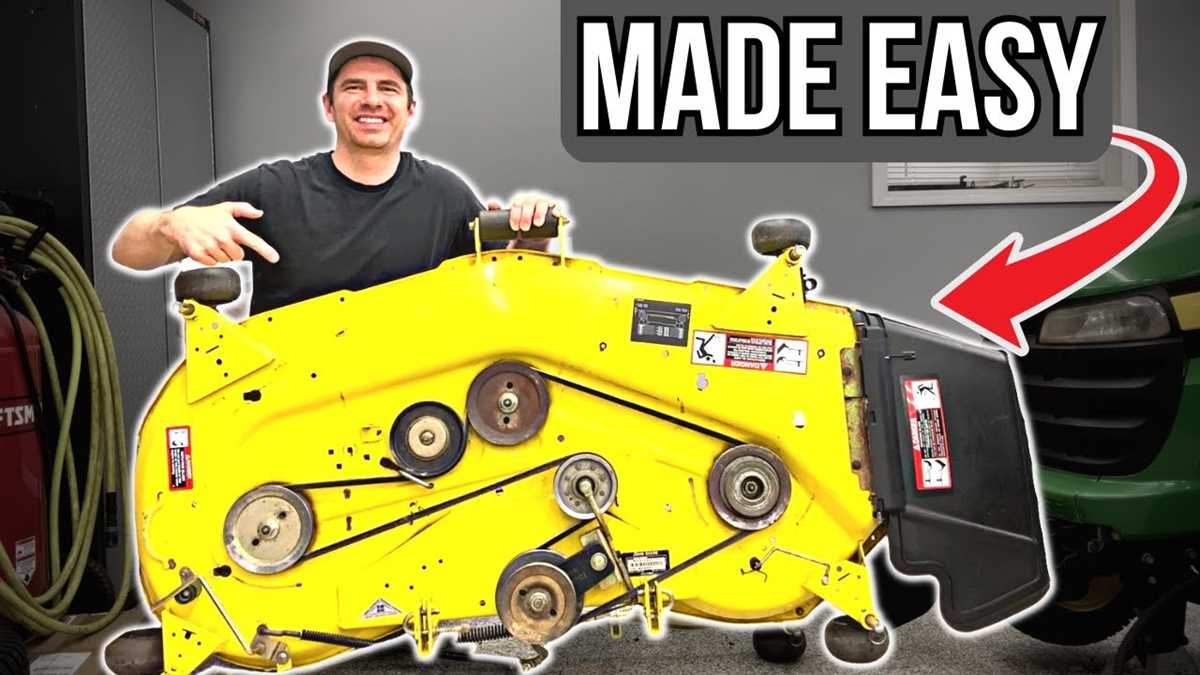 john deere 48 accel deep deck parts diagram