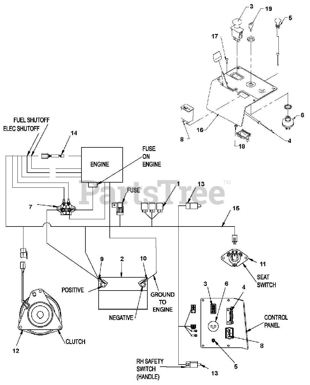 bobcat zero turn parts diagram