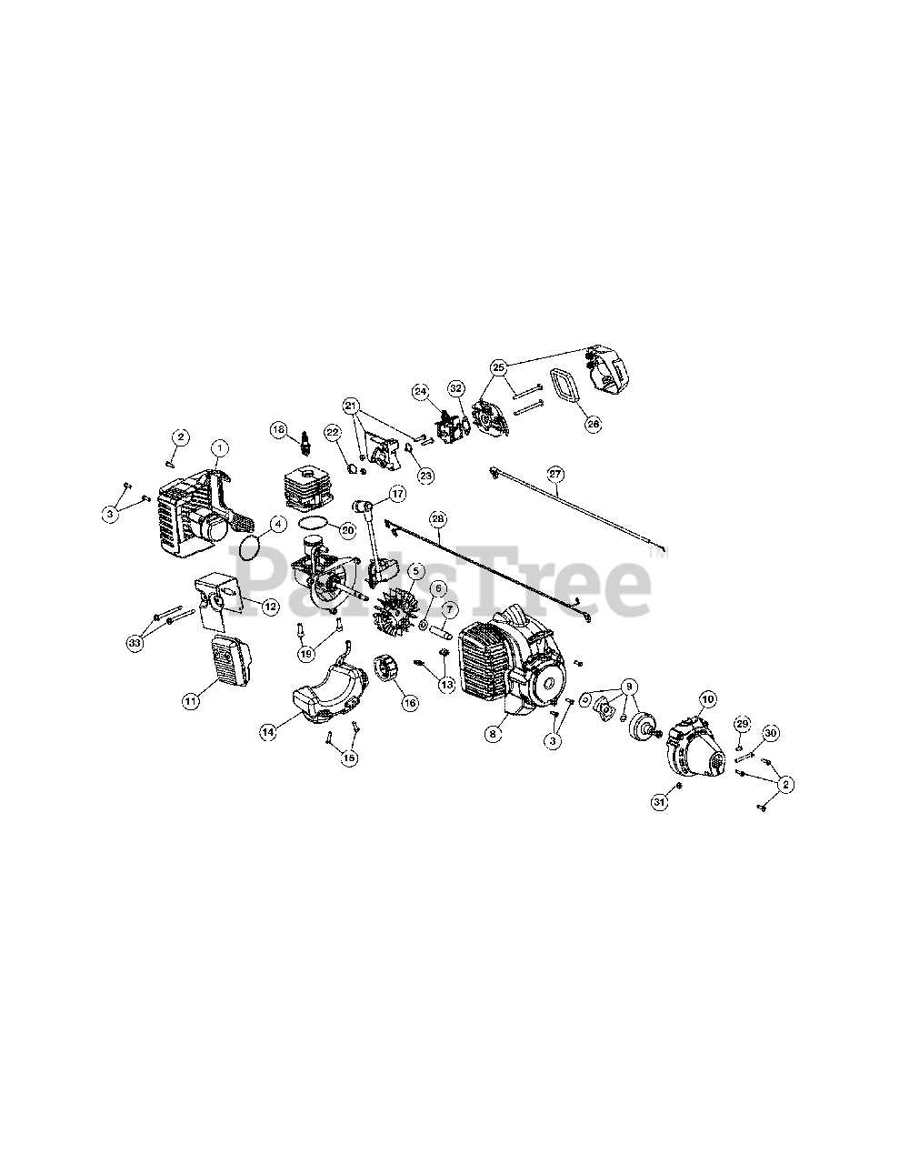 bolens bl110 parts diagram