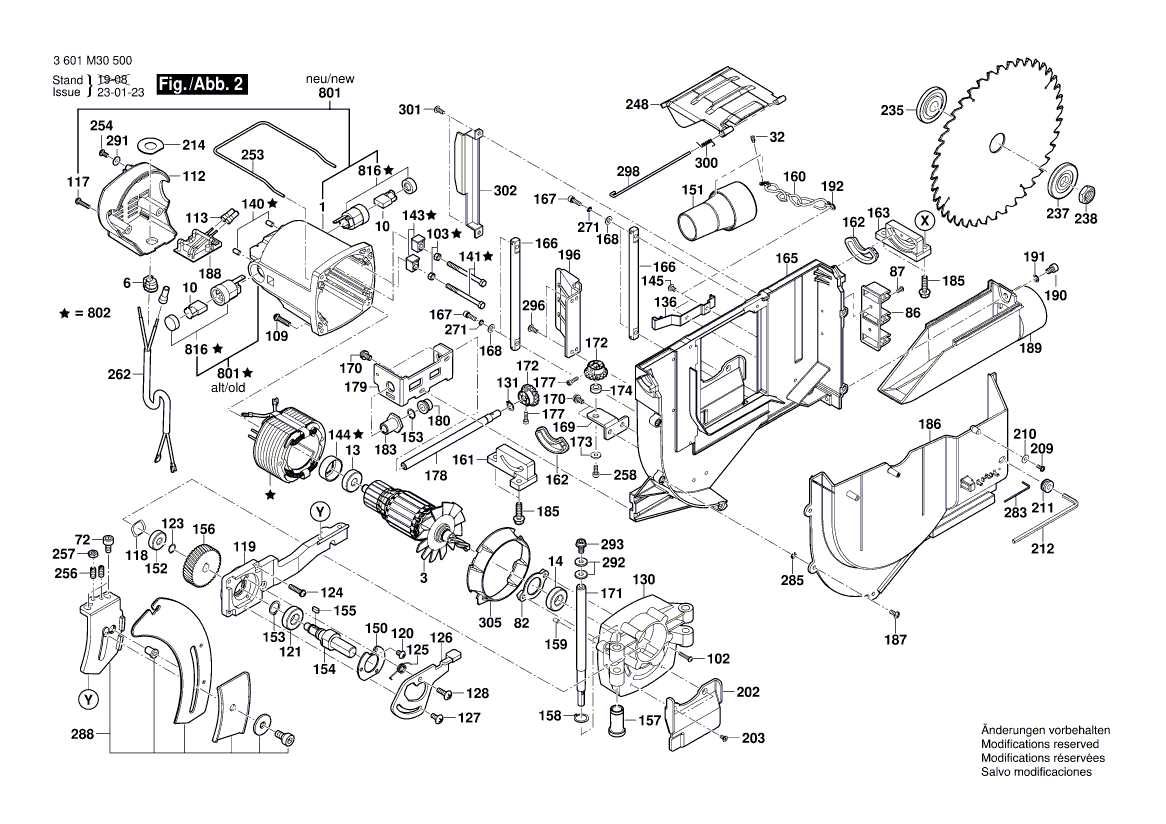 bosch table saw parts diagram