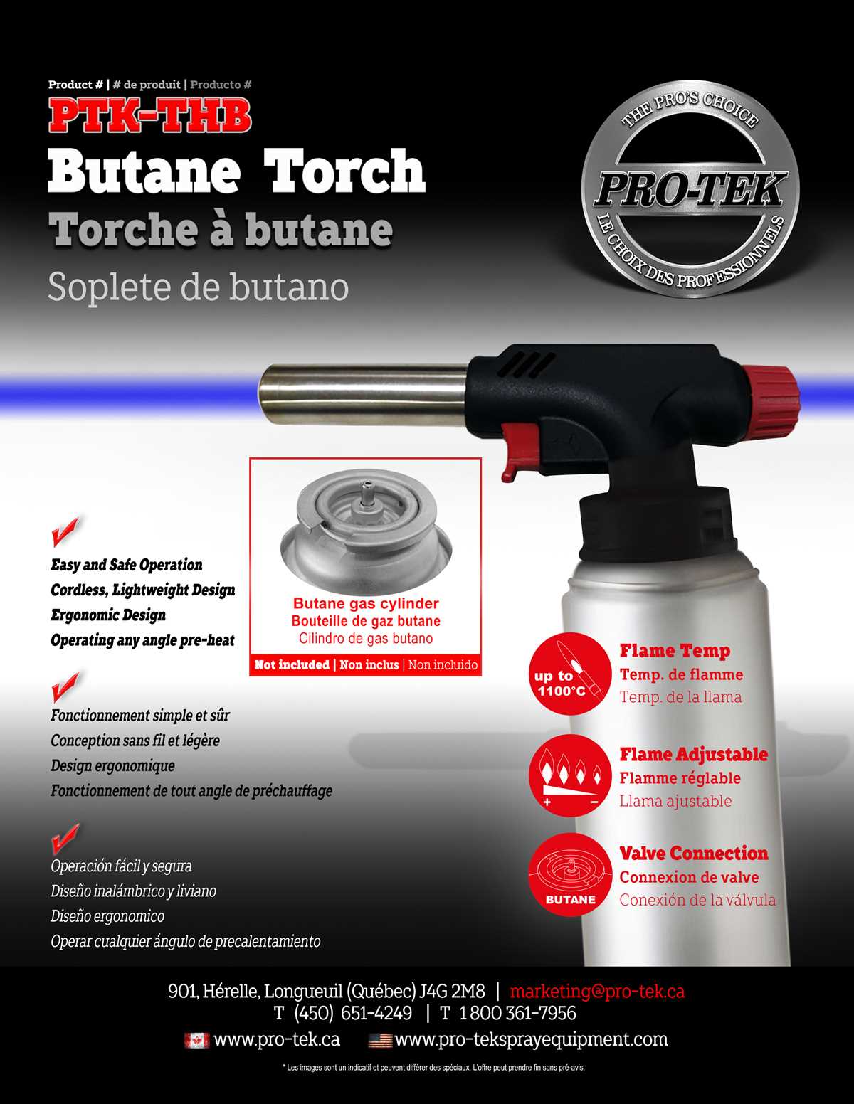 butane torch parts diagram
