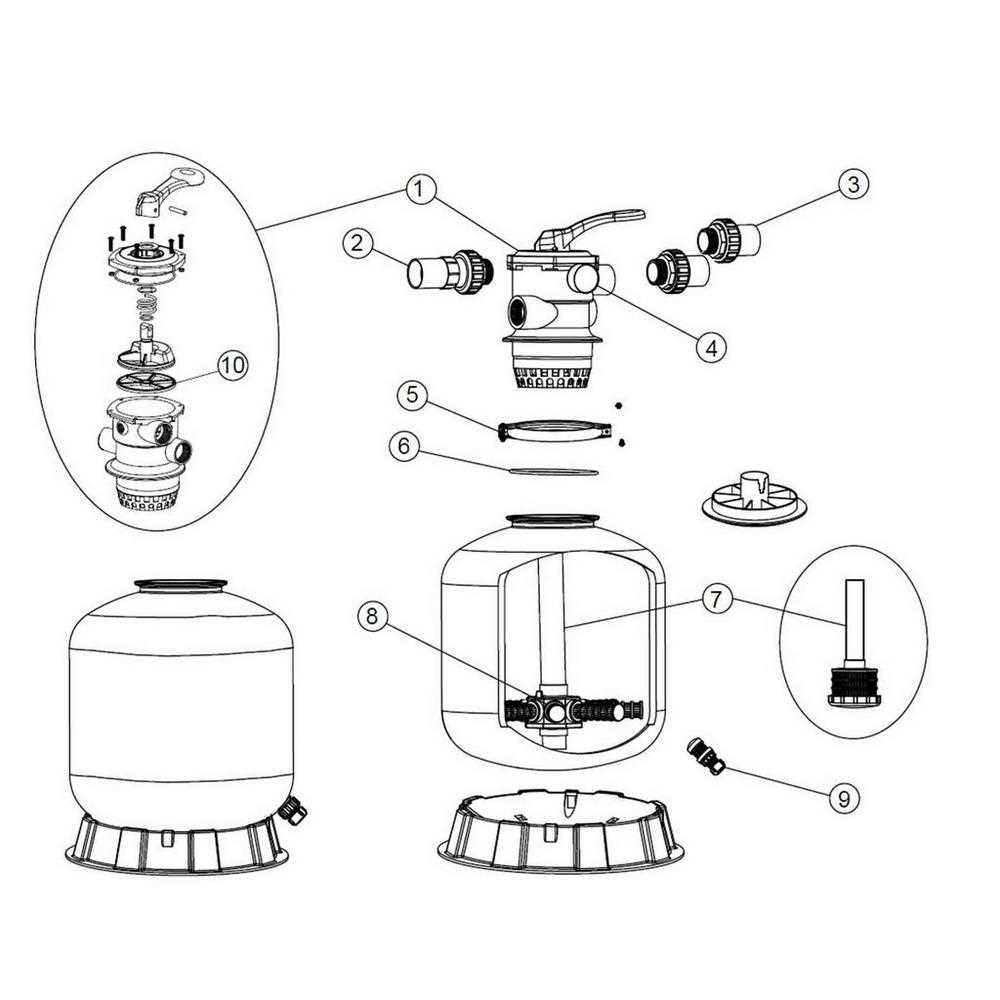 above ground pool parts diagram
