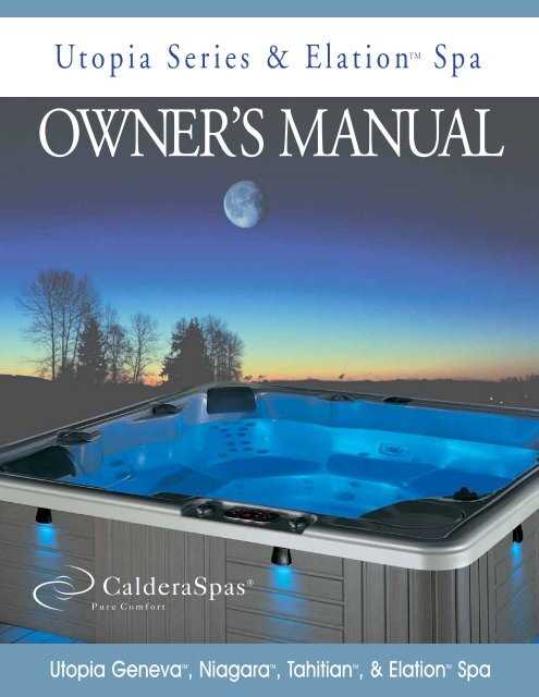 caldera spa parts diagram