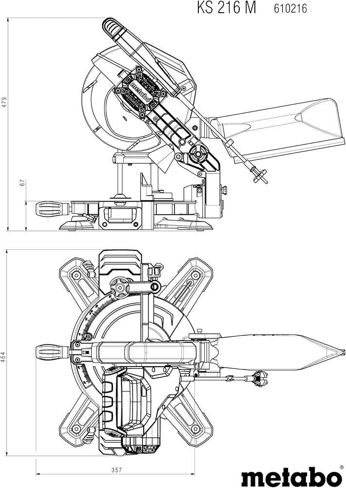 chop saw parts diagram