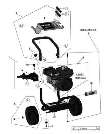 dewalt 3400 psi pressure washer parts diagram