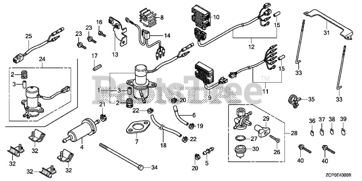 honda gx690 parts diagram
