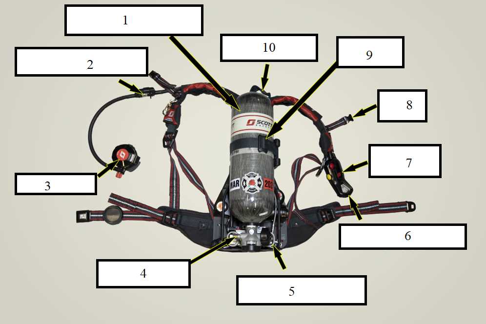 scba parts diagram