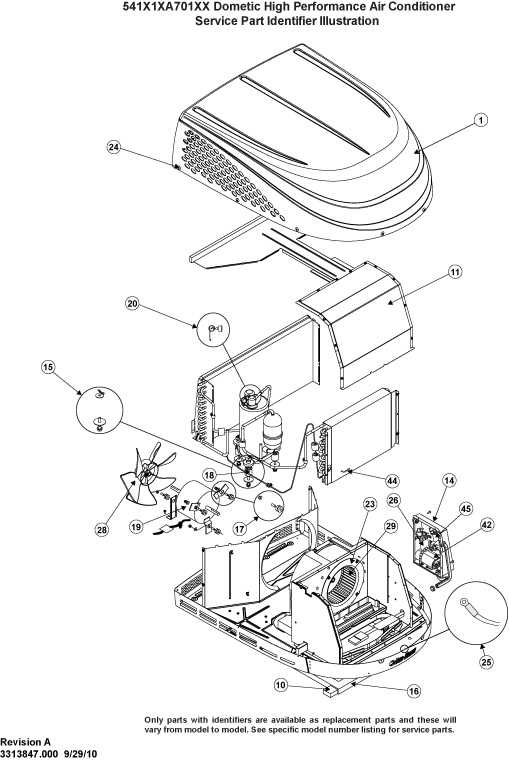coleman rv air conditioner parts diagram