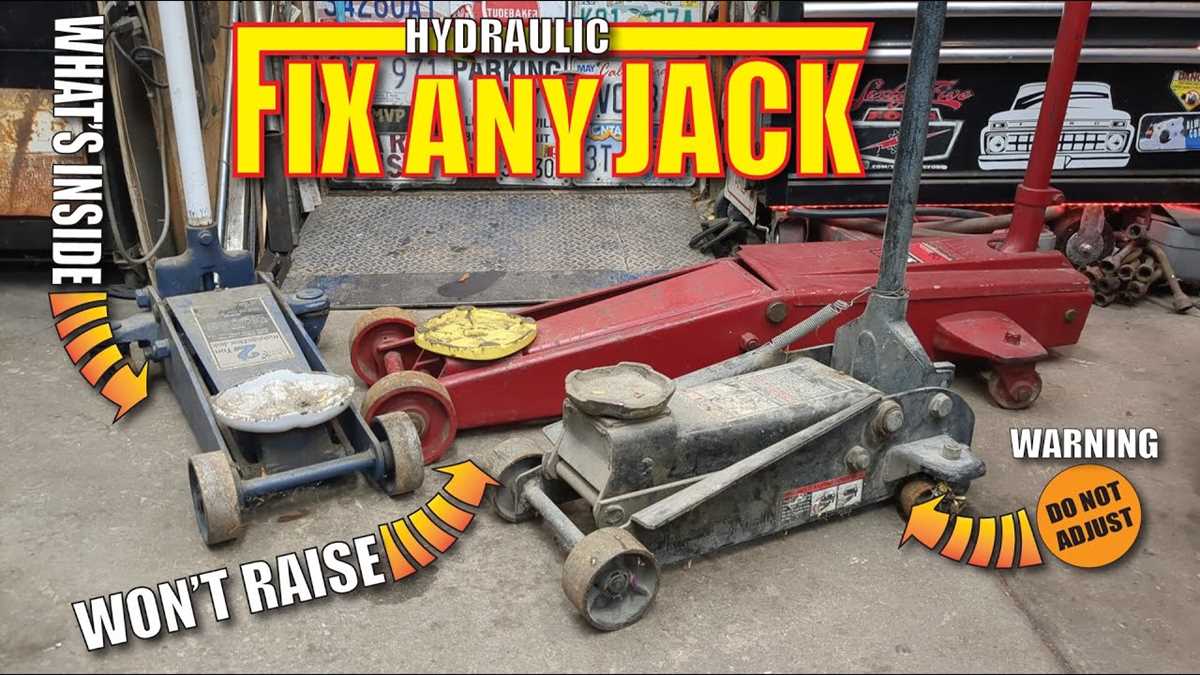 craftsman 2 ton floor jack parts diagram