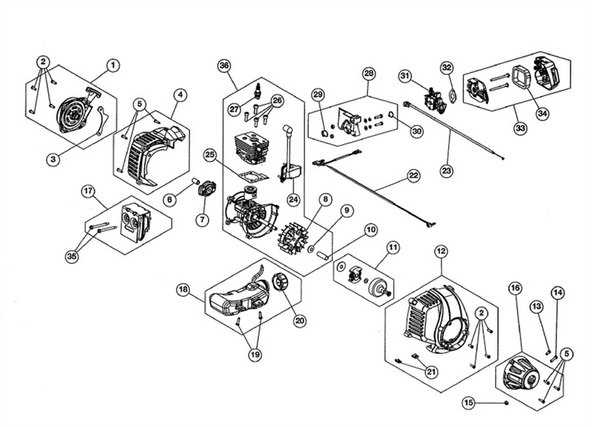 craftsman 25cc weed eater parts diagram