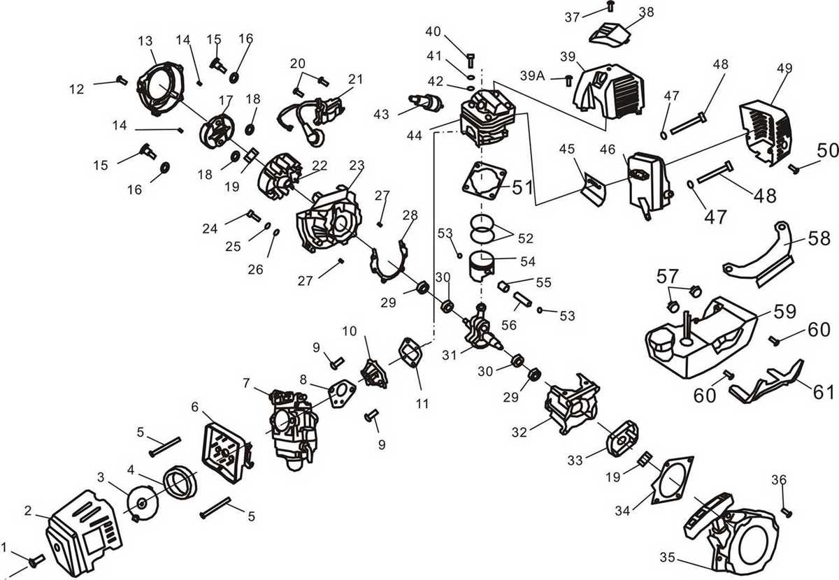 craftsman weed eater parts diagram