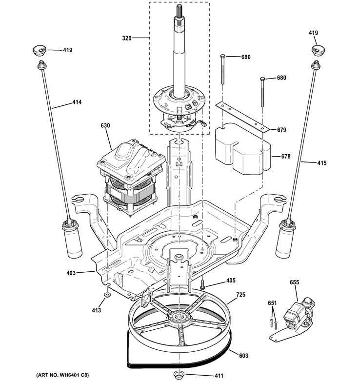 ge top load washing machine parts diagram