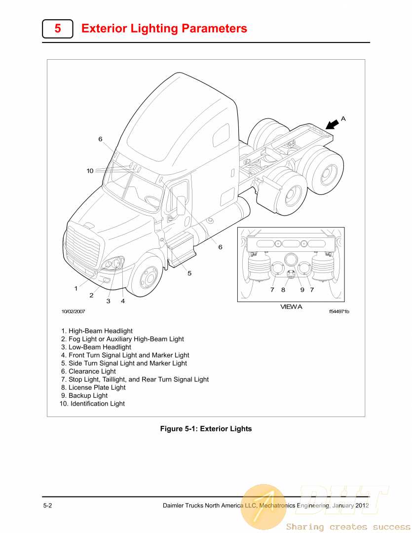 freightliner cascadia parts diagram