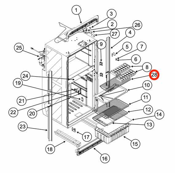 norcold rv refrigerator parts diagram