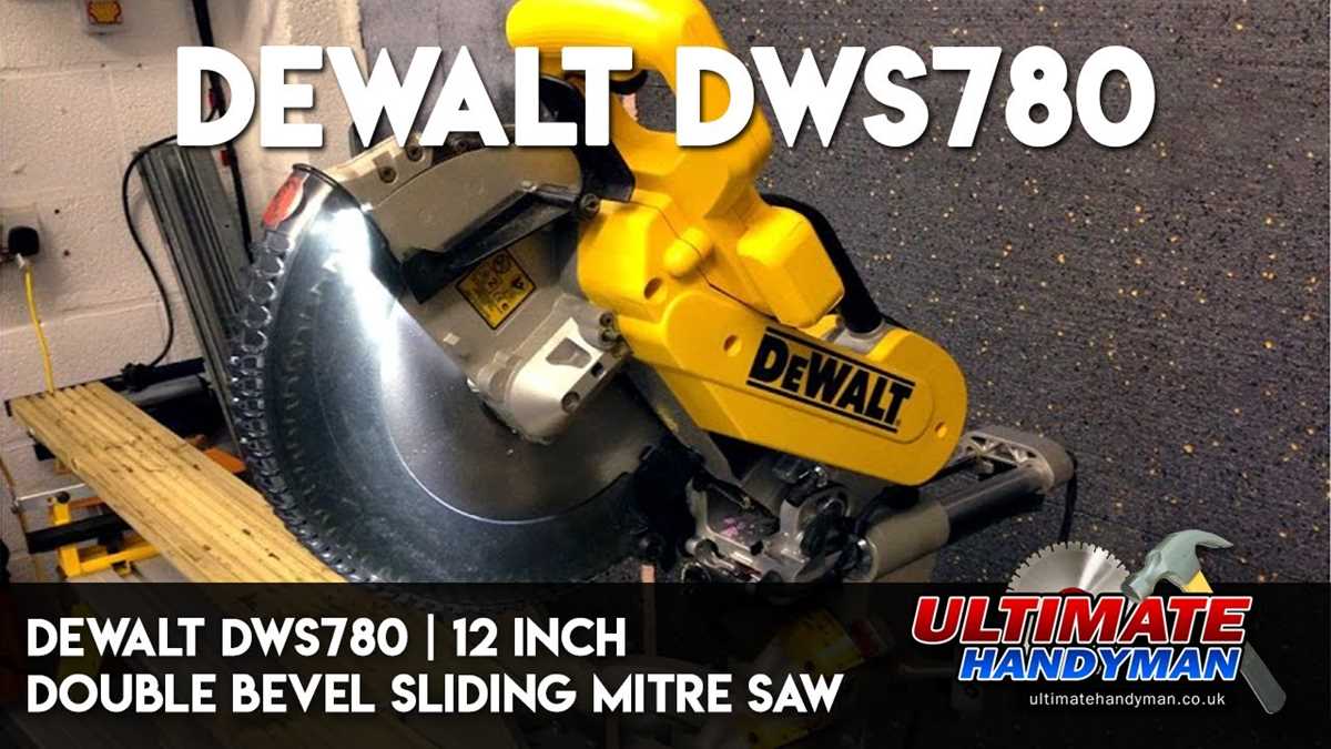 dewalt dws780 parts diagram