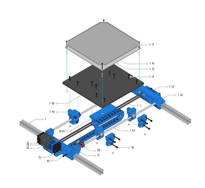 3d printer parts diagram