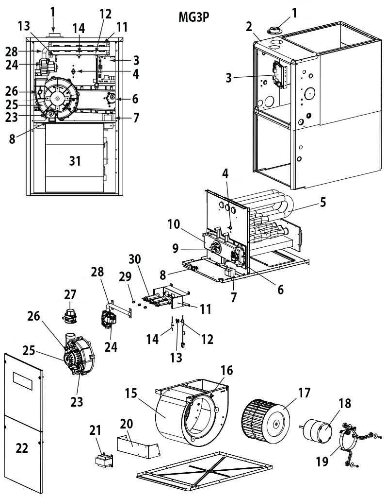 goodman parts diagram