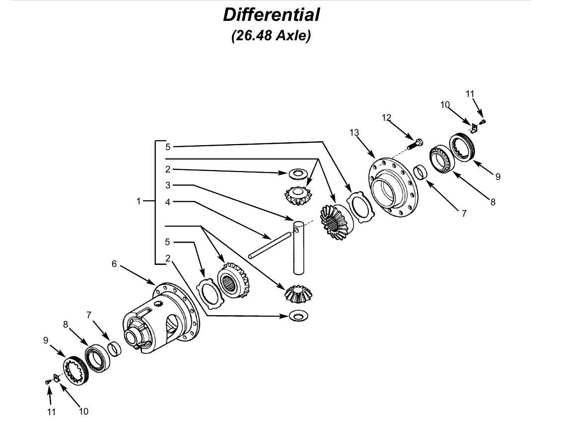 differential parts diagram differential parts diagram