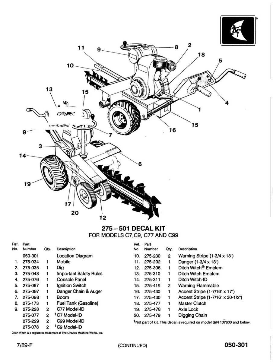ditch witch parts diagram ditch witch parts diagram