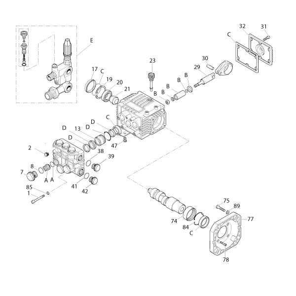 pressure washer pump parts diagram