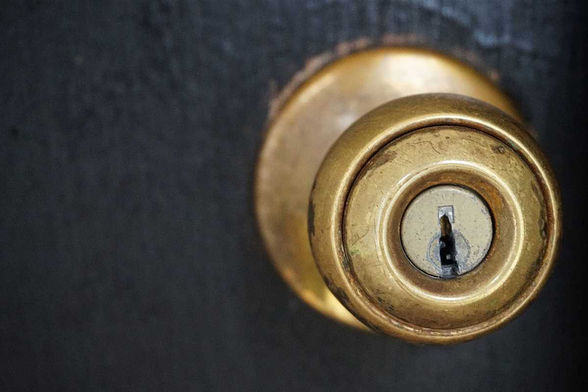 door knob parts diagram