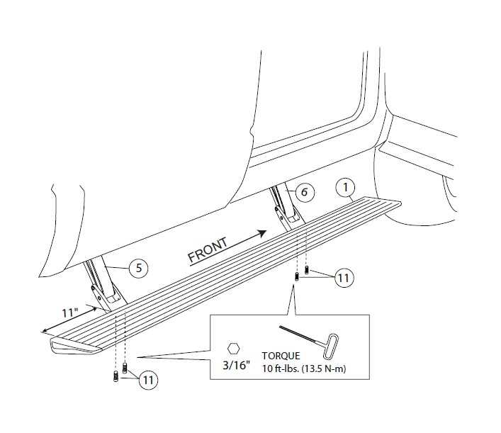 amp research power step parts diagram