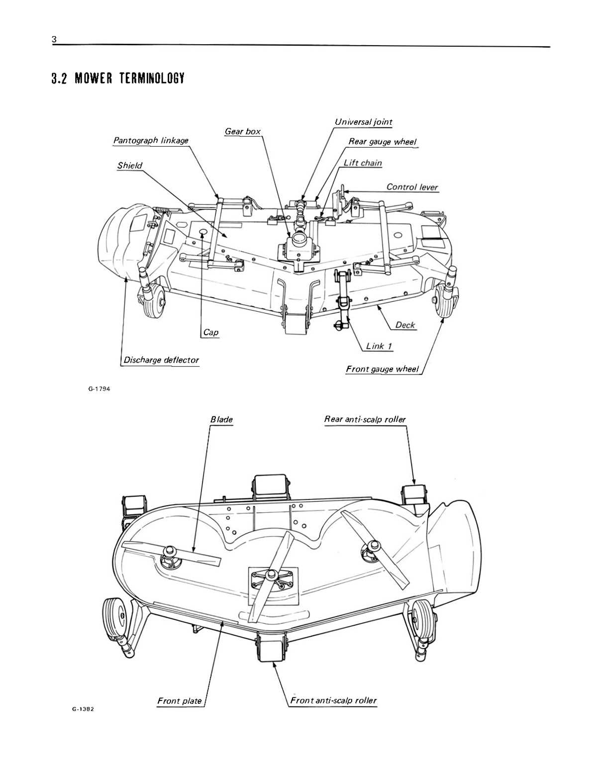 kubota 54 inch mower deck parts diagram