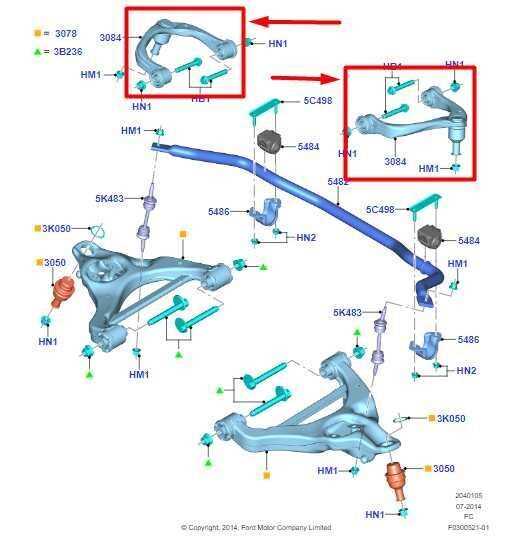 ford f150 front suspension parts diagram