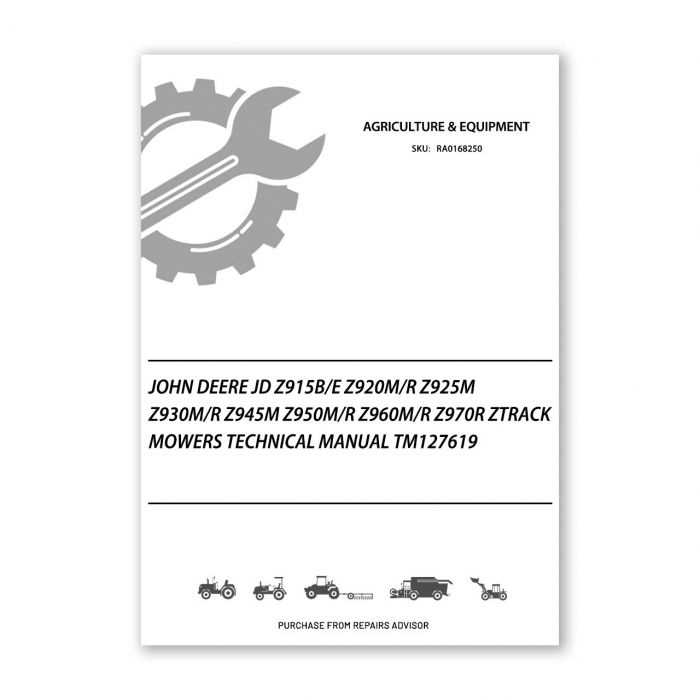 john deere z930m parts diagram