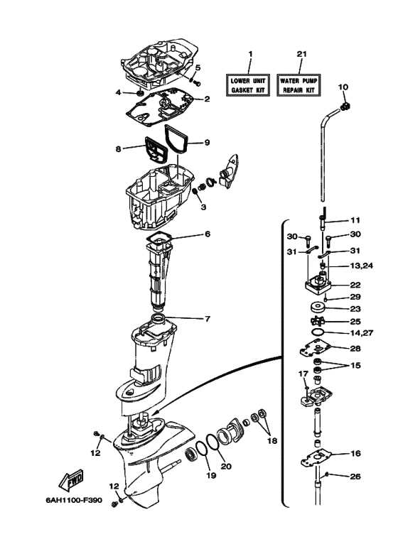 yamaha f300 parts diagram