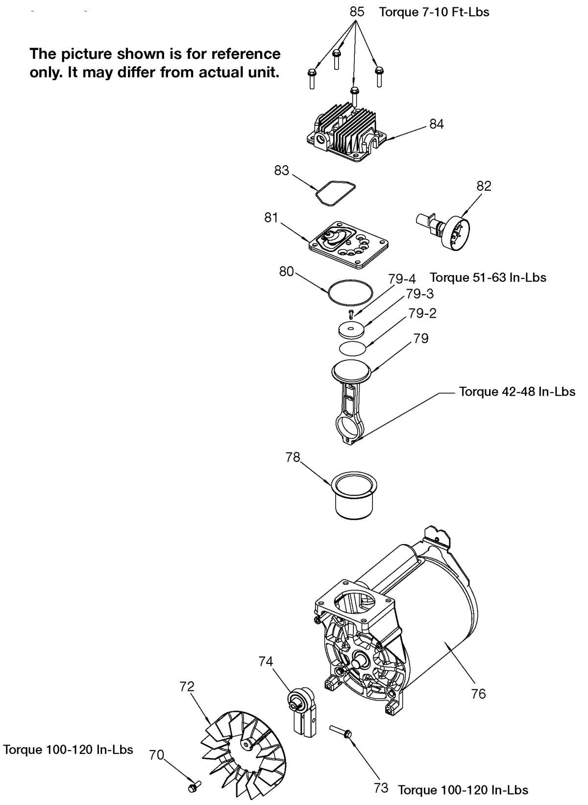 craftsman air compressor parts diagram