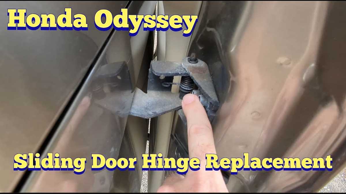 honda odyssey sliding door parts diagram honda odyssey sliding door parts diagram
