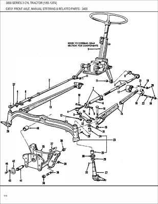 ford 3000 parts diagram